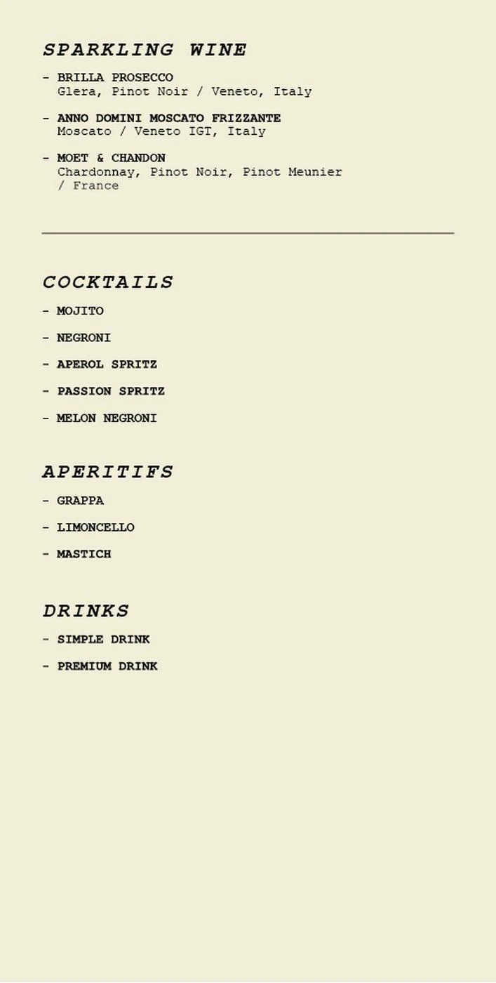 Wine list — page 4